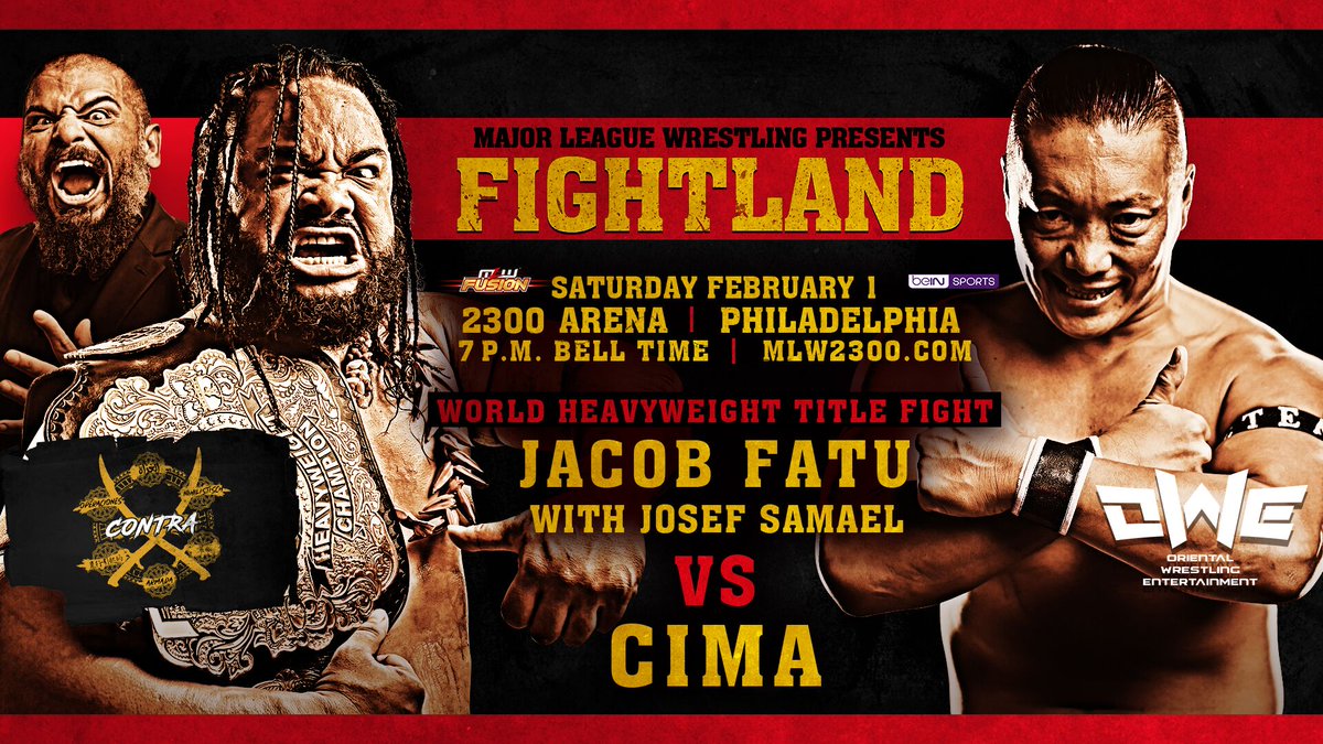 CIMA to challenge for MLW World title at Fightland