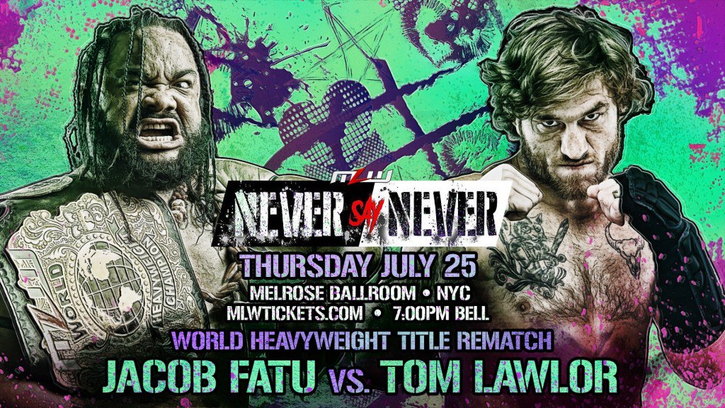 World Heavyweight title rematch set for MLW Never Say Never