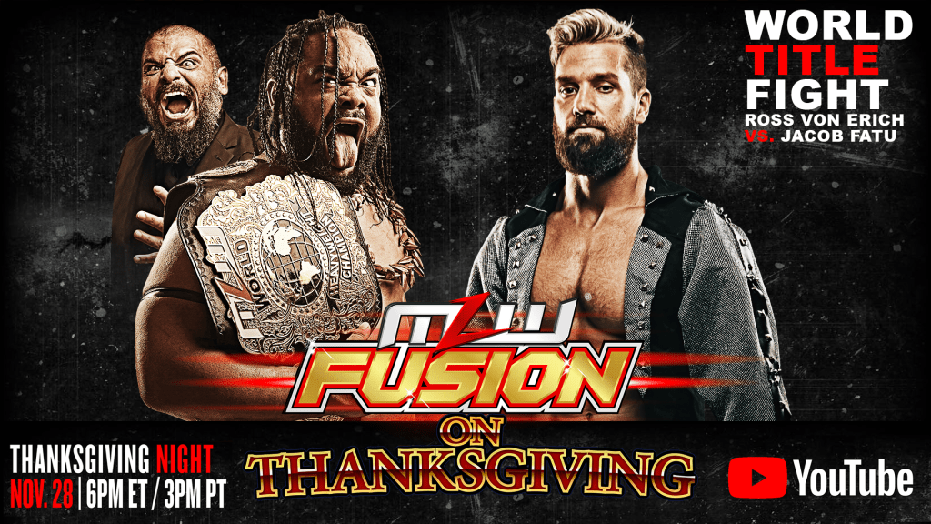 MLW Fusion on Thanksgiving results: Jacob Fatu vs. Ross Von Erich