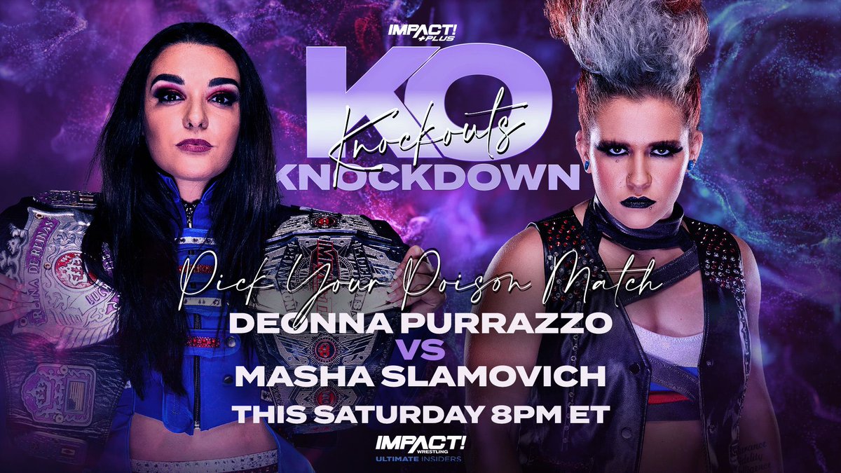 Purrazzo vs. Slamovich set for Impact Knockouts Knockdown