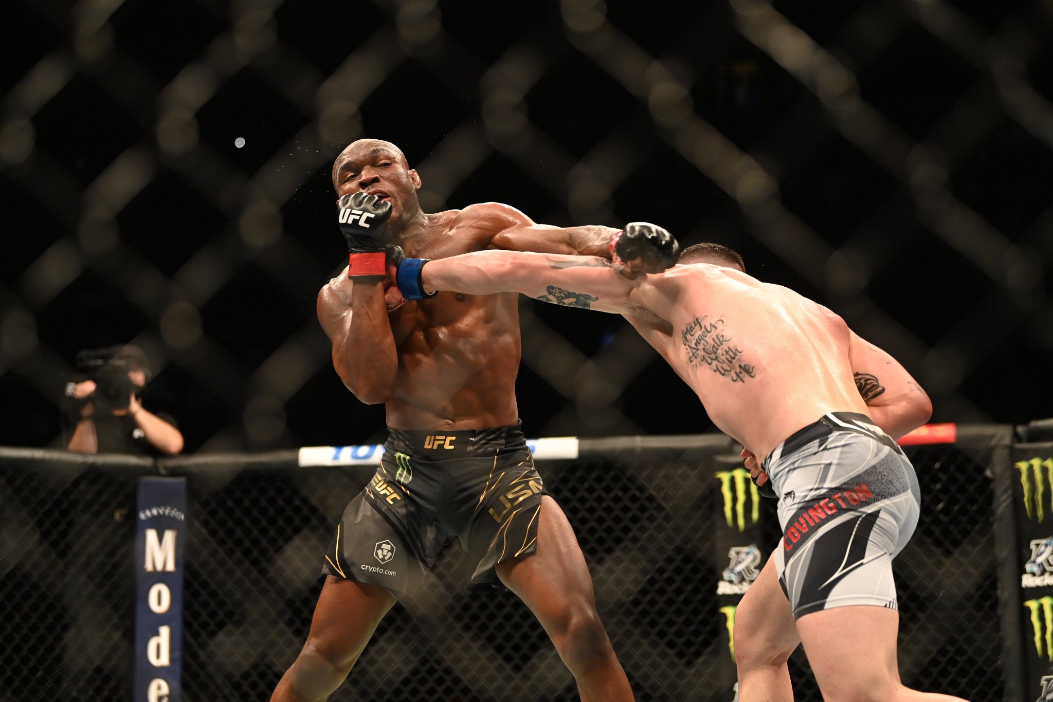 Usman, Namajunas retain titles at knockout-filled UFC 268