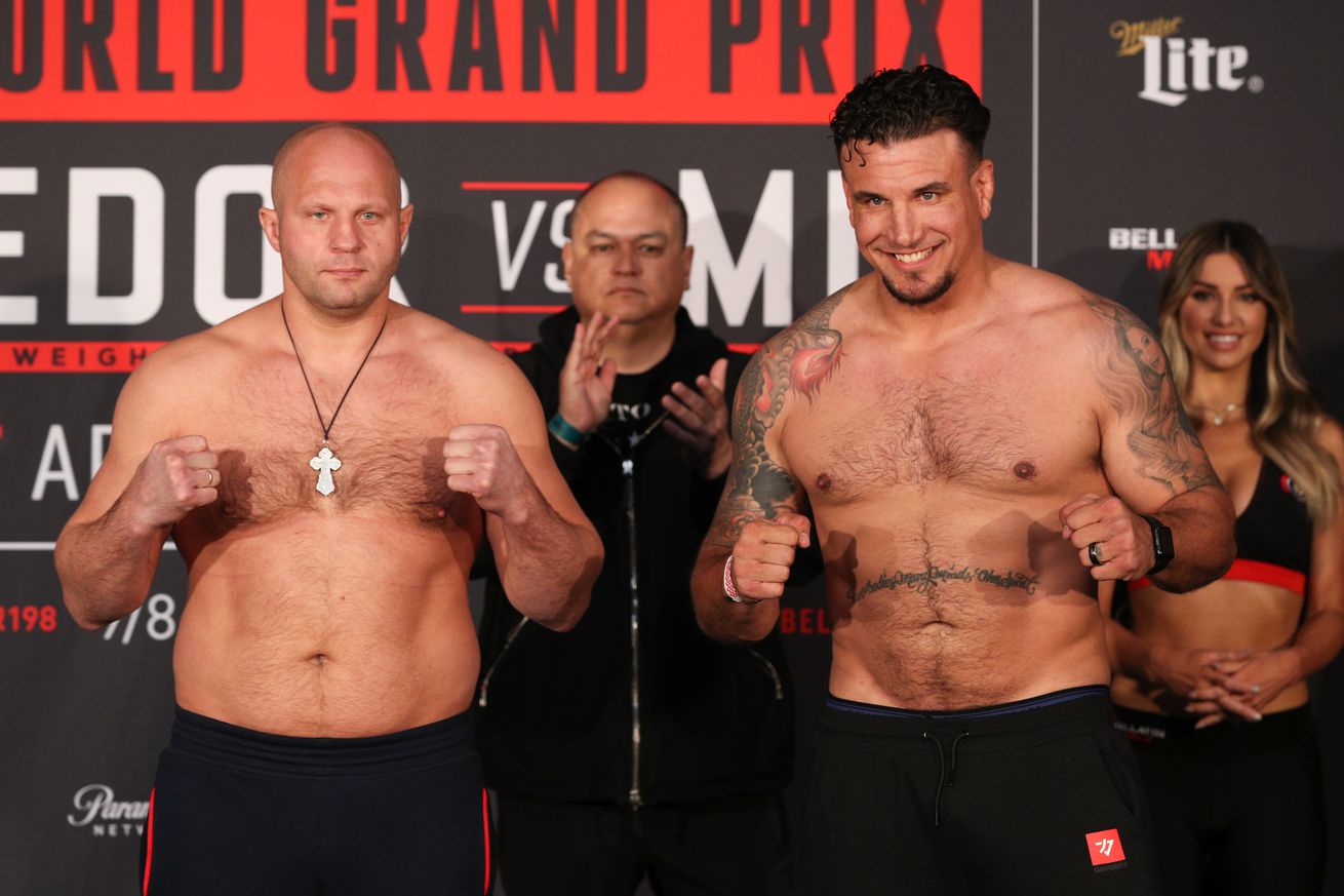 Fedor Emelianenko stops Frank Mir at Bellator 198