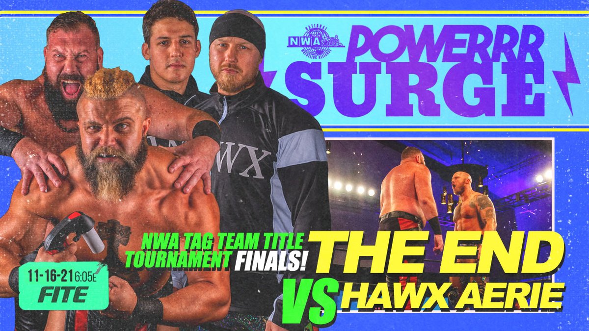 NWA Power Surge results: Tag Team title eliminator tournament finals