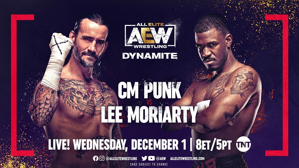 CM Punk to face Lee Moriarty on AEW Dynamite