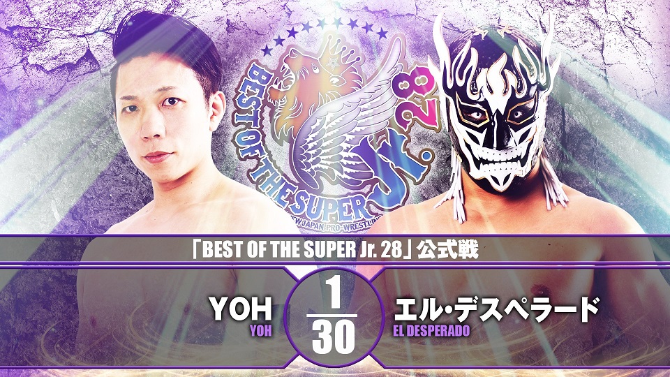 NJPW BOSJ 28 night eight results: El Desperado vs. YOH