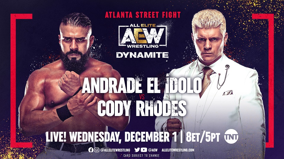 AEW Dynamite live results: Cody Rhodes vs. Andrade El Idolo