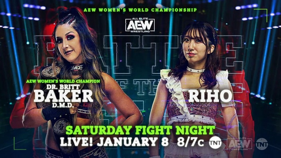 Dr. Britt Baker vs. Riho title match set for AEW Battle of the Belts