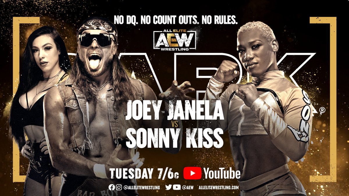 Joey Janela vs. Sonny Kiss no rules match headlining AEW Dark