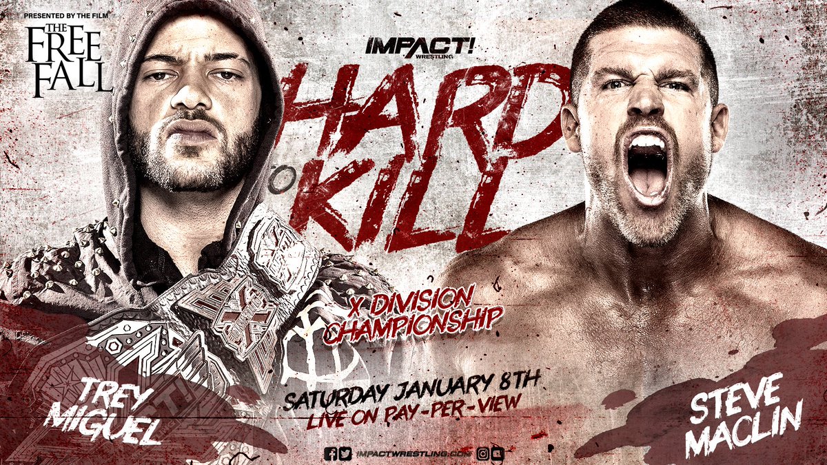 Miguel vs. Maclin X-Division title match set for Impact Hard to Kill