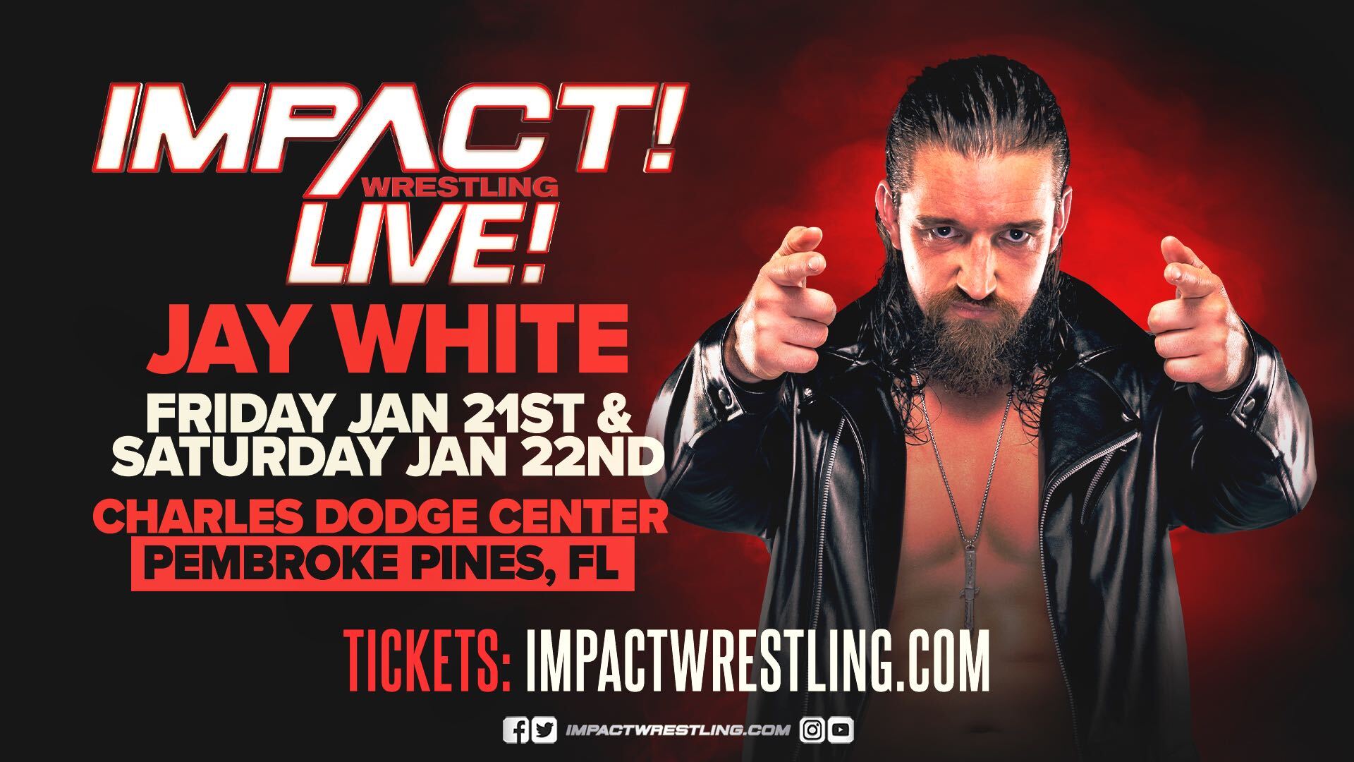 Jay White set for Impact Wrestling television tapings