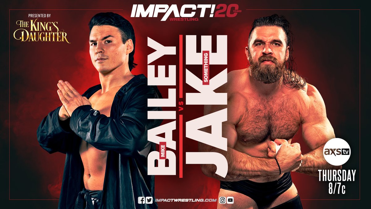 ‘Speedball’ Mike Bailey vs. Jake Something set for Impact Wrestling