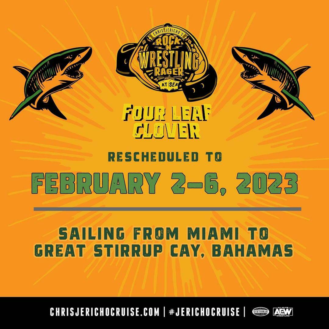 Fourth Chris Jericho cruise postponed until 2023