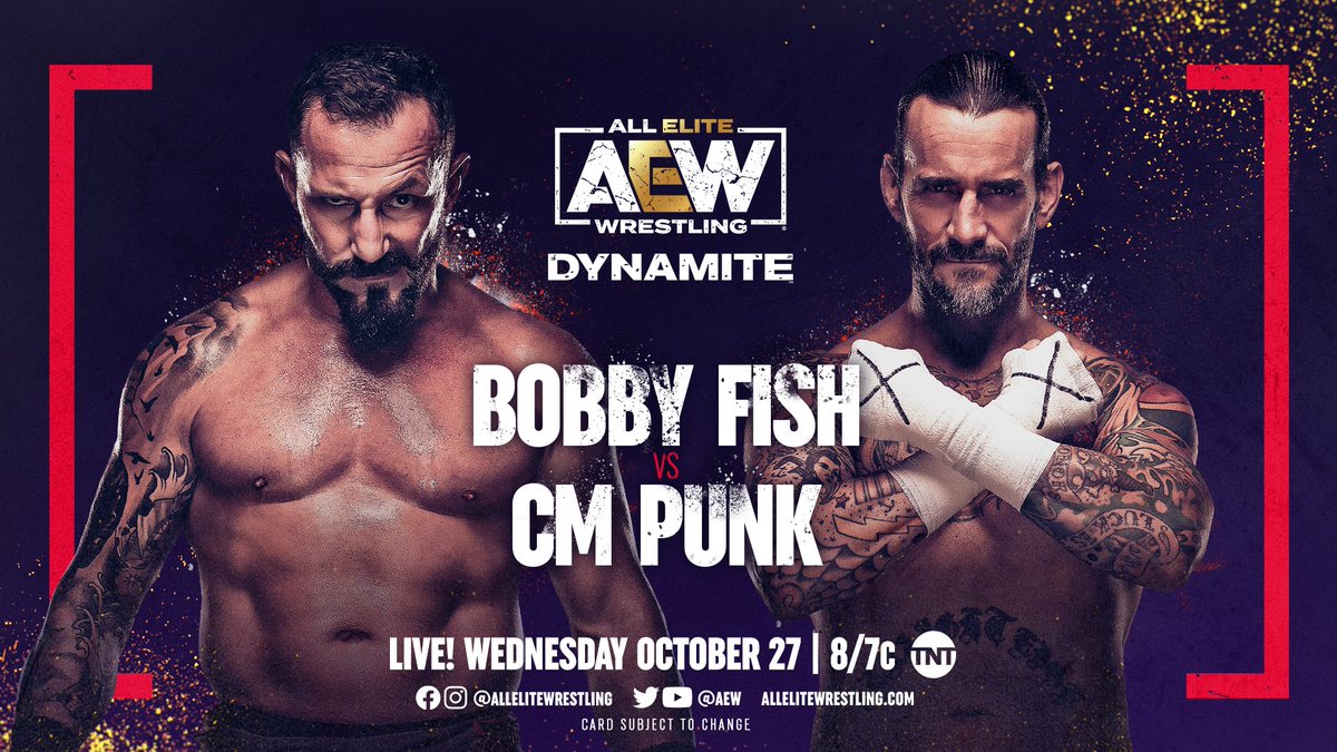 AEW Dynamite live results: CM Punk vs. Bobby Fish