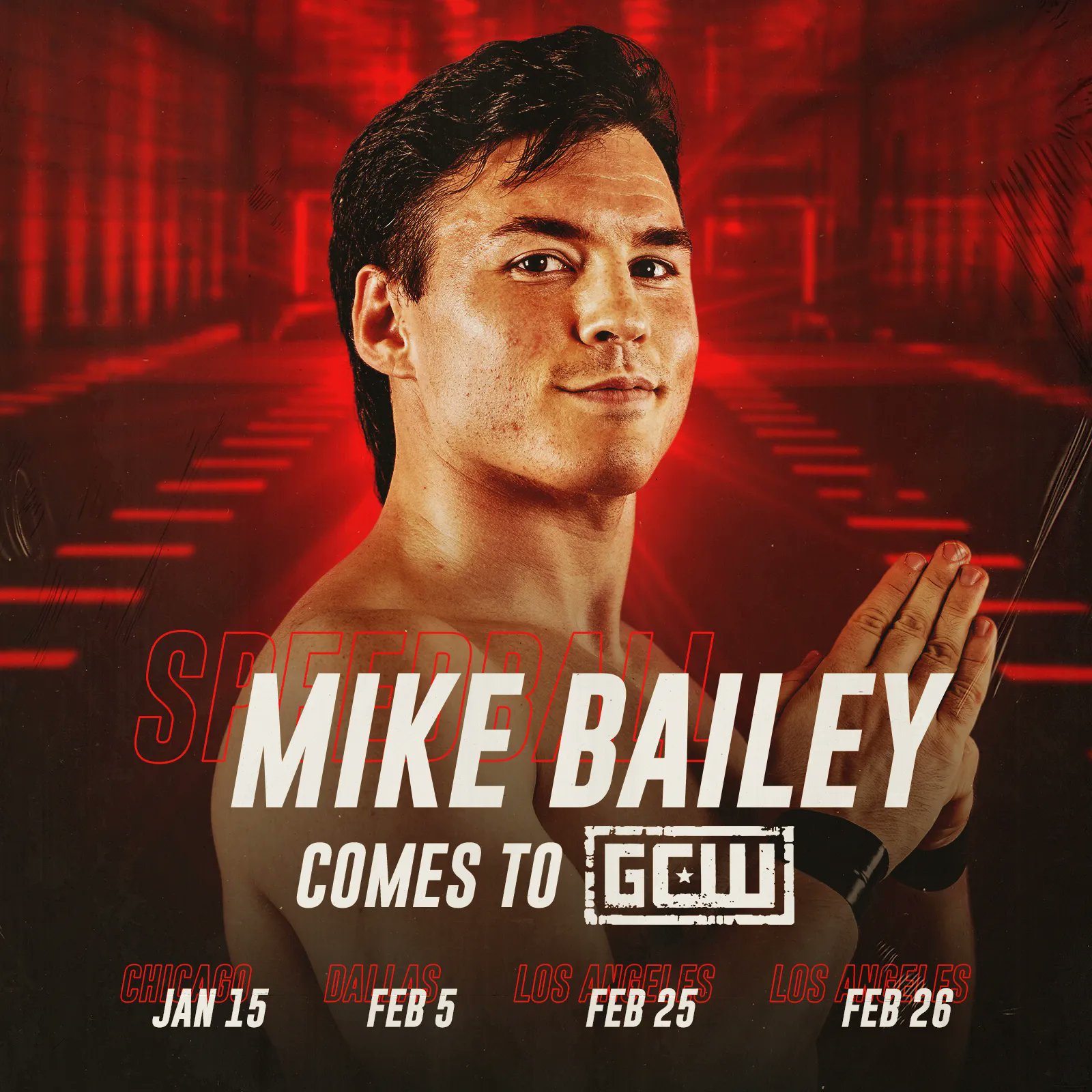‘Speedball’ Mike Bailey to make GCW debut at Say You Will