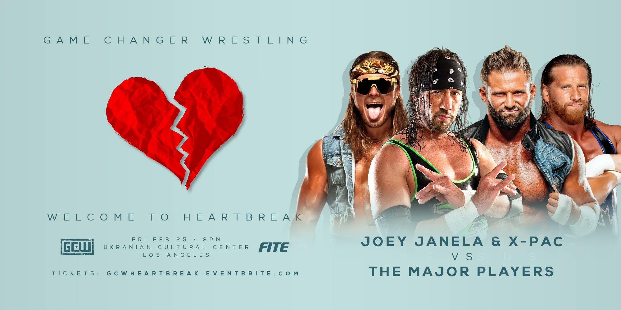 X-Pac & Janela vs. Cardona & Myers set for GCW Welcome to Heartbreak