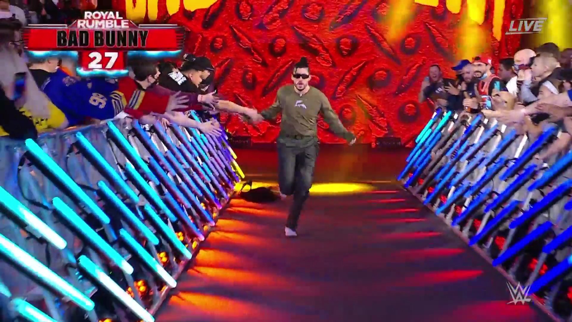 Bad Bunny, Shane McMahon return in men’s WWE Royal Rumble match