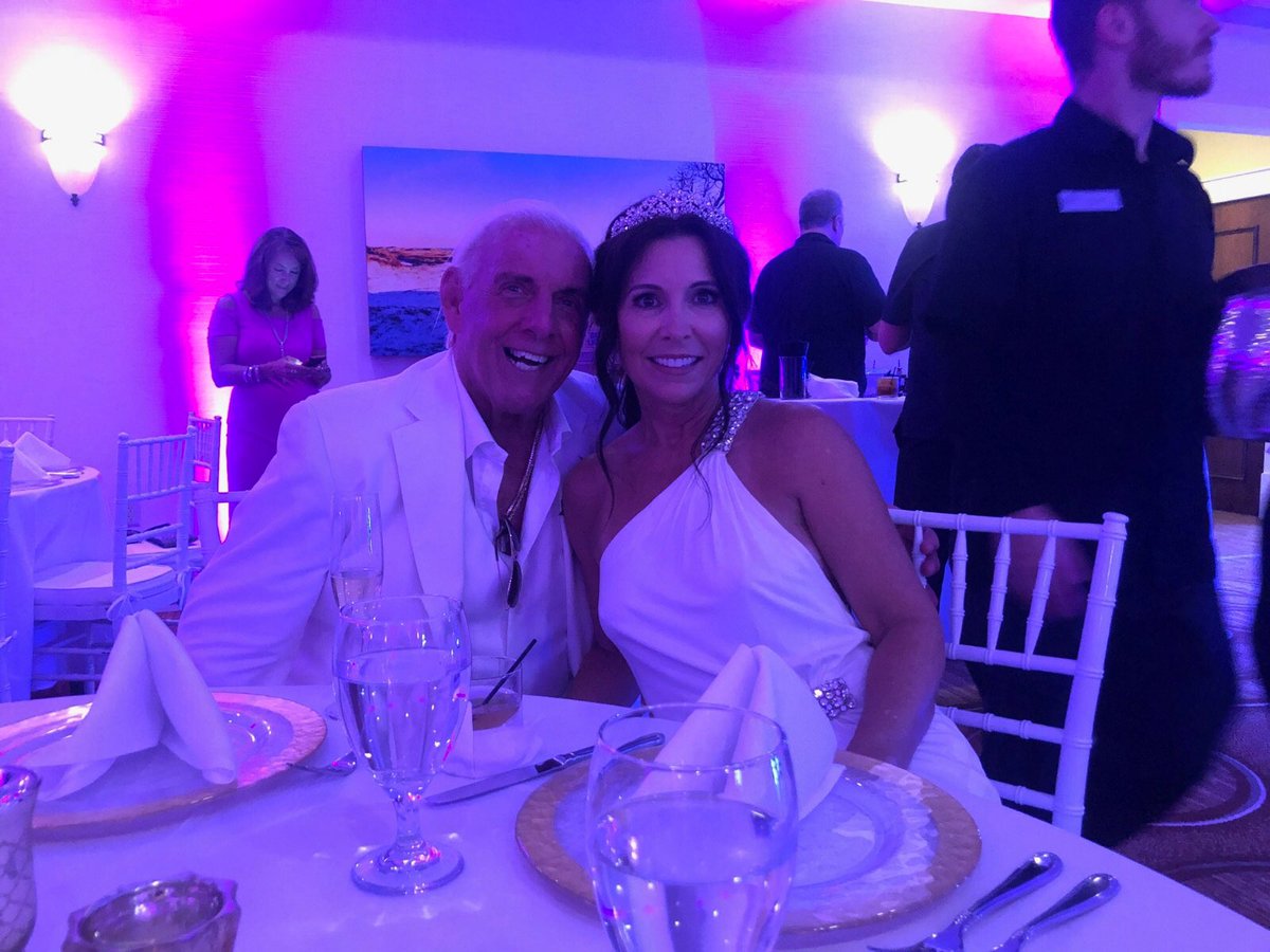 Ric Flair, Wendy Barlow hold commitment ceremony