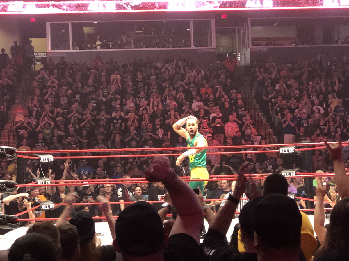Flip Gordon gets booked for All In