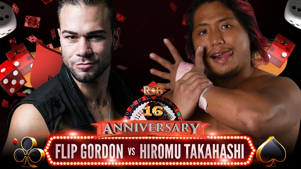 Flip Gordon vs. Hiromu Takahashi set for ROH Anniversary PPV