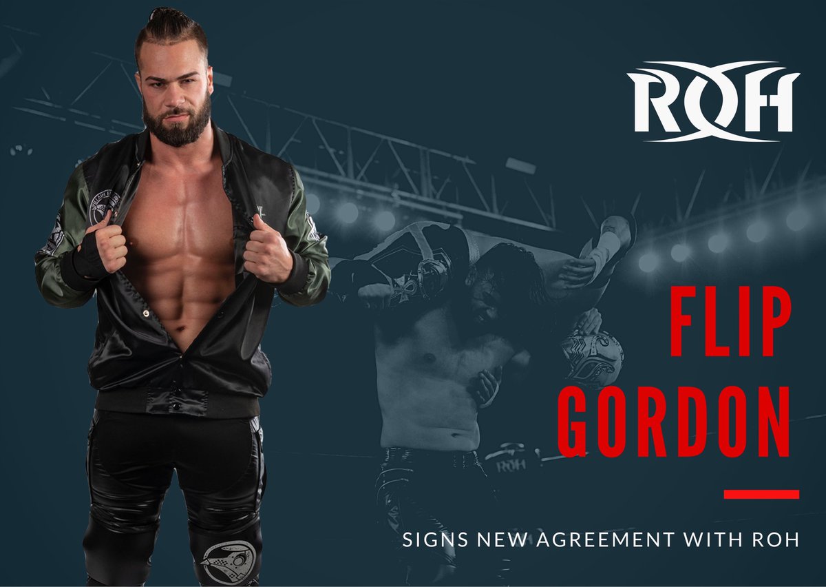 ROH announces new multi-year deal for Flip Gordon