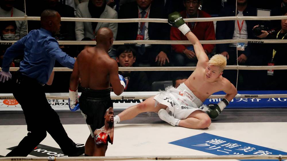 Floyd Mayweather wins handily in RIZIN exhibition boxing match