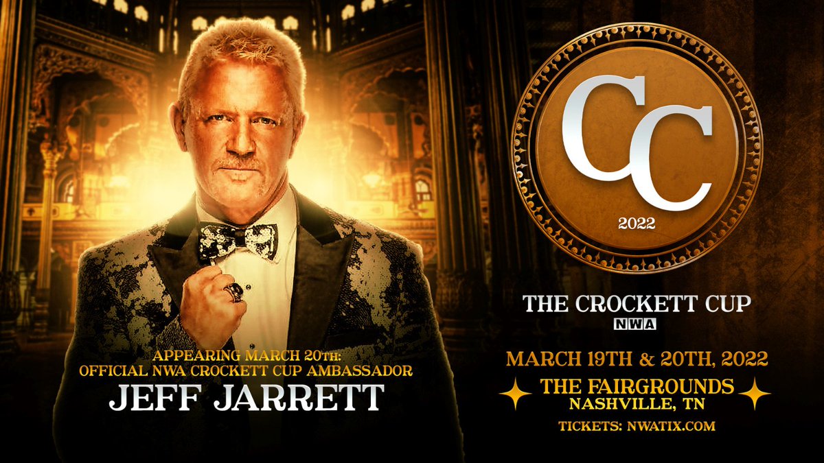 Jeff Jarrett named 2022 NWA Crockett Cup ambassador
