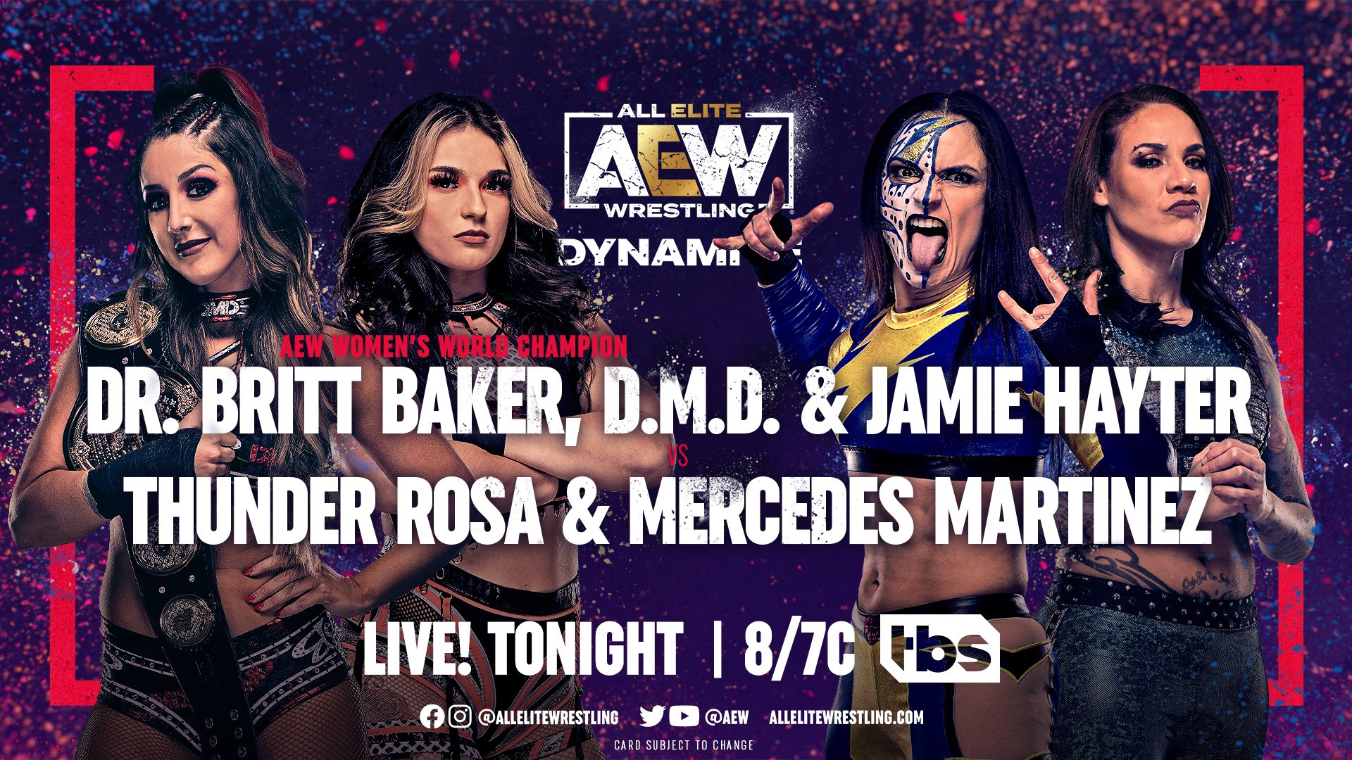 Baker & Hayter vs. Rosa & Martinez added to AEW Dynamite