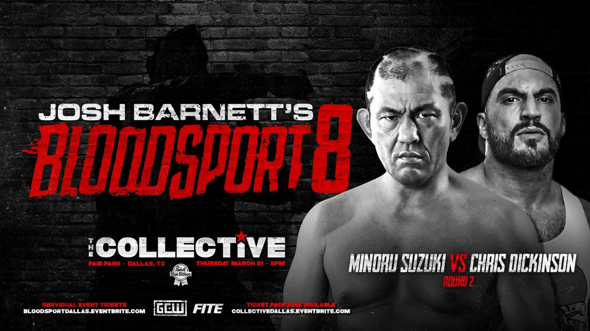 Minoru Suzuki vs. Chris Dickinson set for GCW Josh Barnett’s Bloodsport 8
