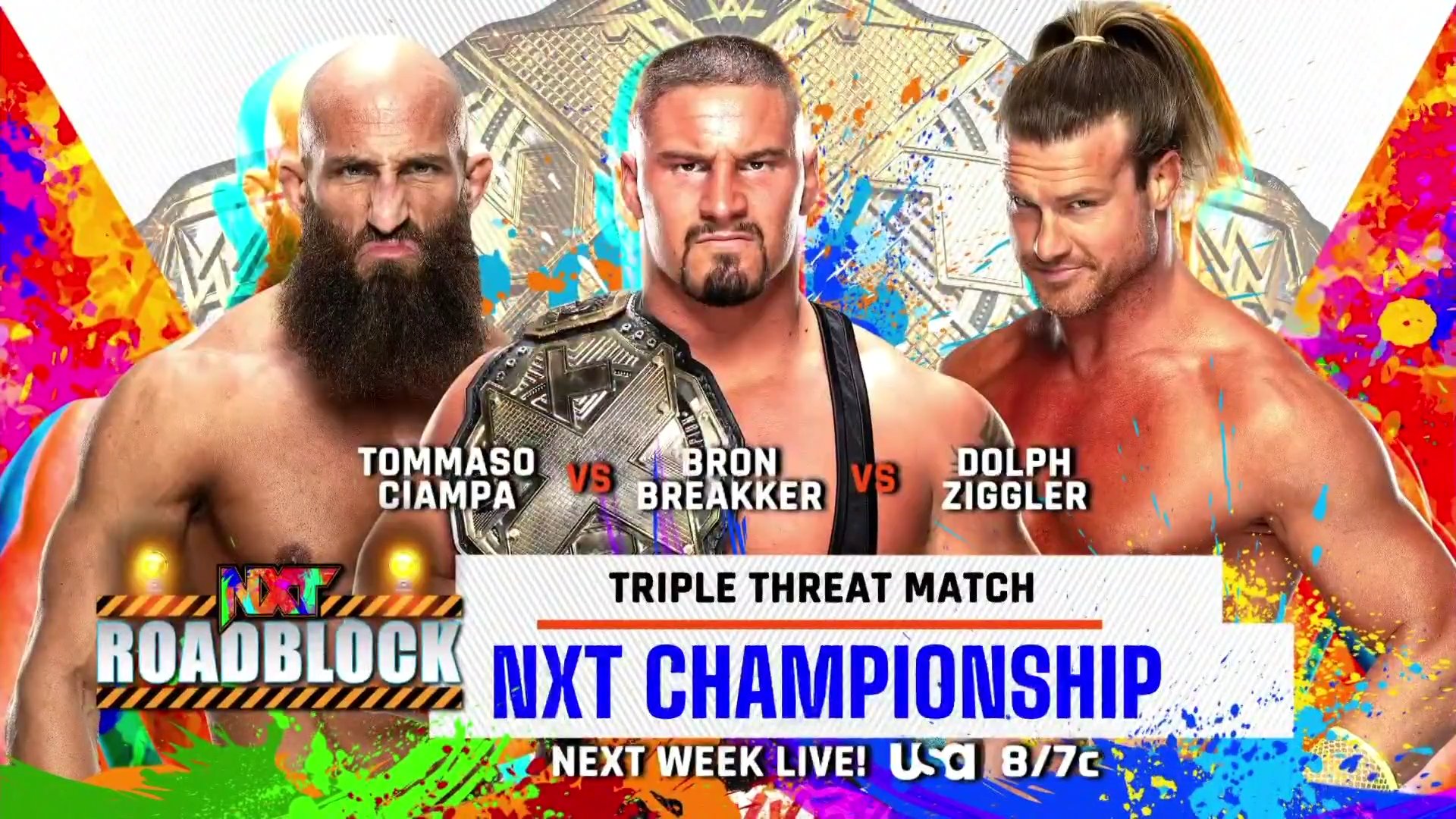 Triple threat match for NXT Championship set for next week’s Roadblock event