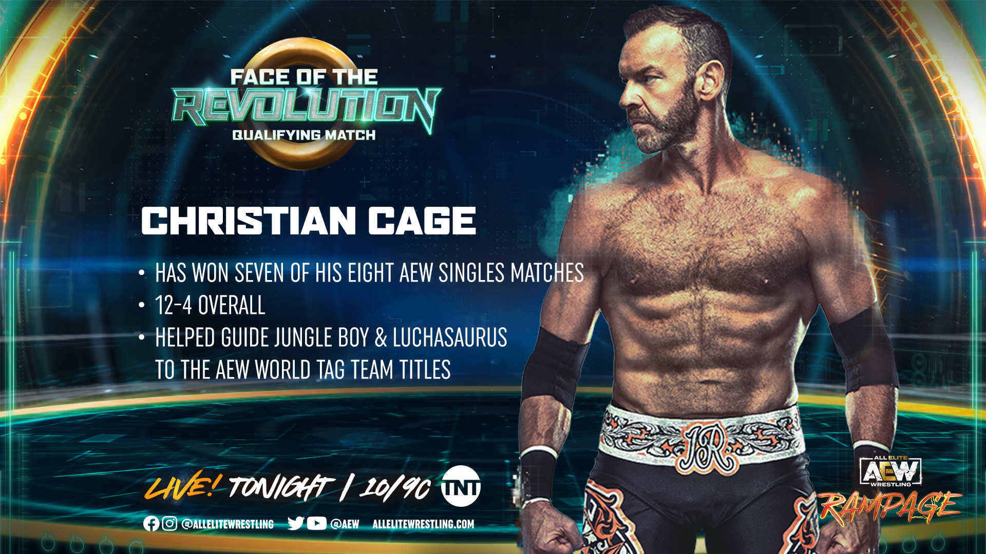 Christian Cage advances to Revolution ladder match on AEW Rampage