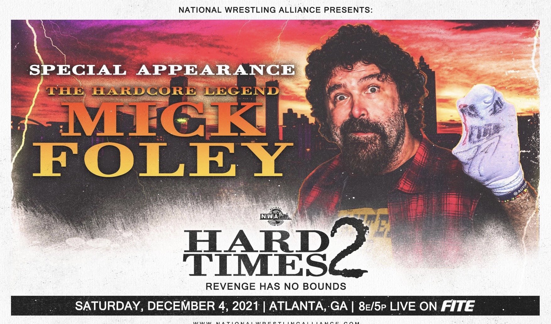 Mick Foley appearance, ROH tag title match set for NWA Hard Times 2