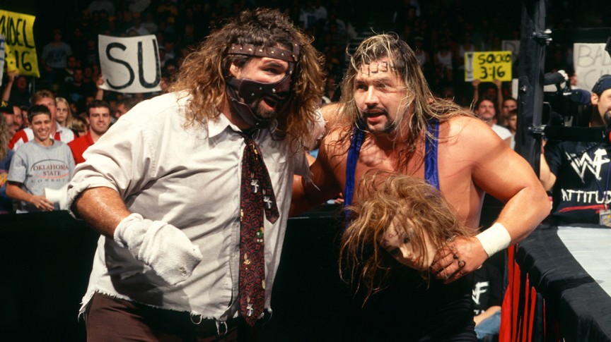 Daily Pro Wrestling History (11/02): Mankind & Al Snow win the WWF tag titles