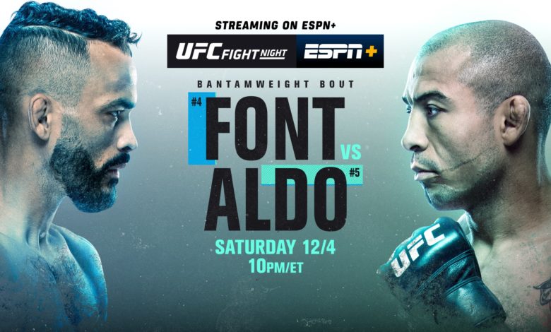 UFC on ESPN 31 live results: Rob Font vs. Jose Aldo