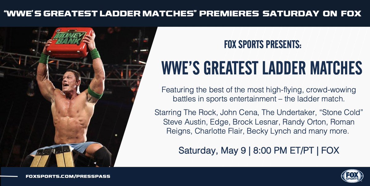 WWE’s Greatest Ladder Matches special airing on FOX this Saturday