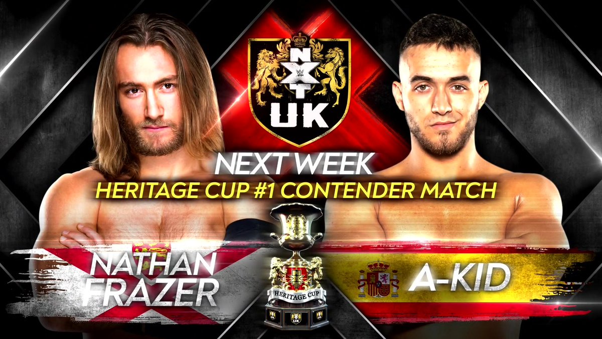Heritage Cup contender’s match announced for next week’s NXT UK