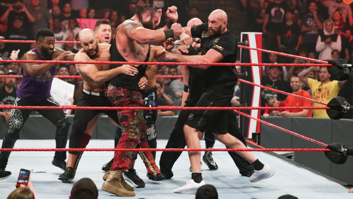 WWE Raw video highlights: Tyson Fury brawls with Braun Strowman