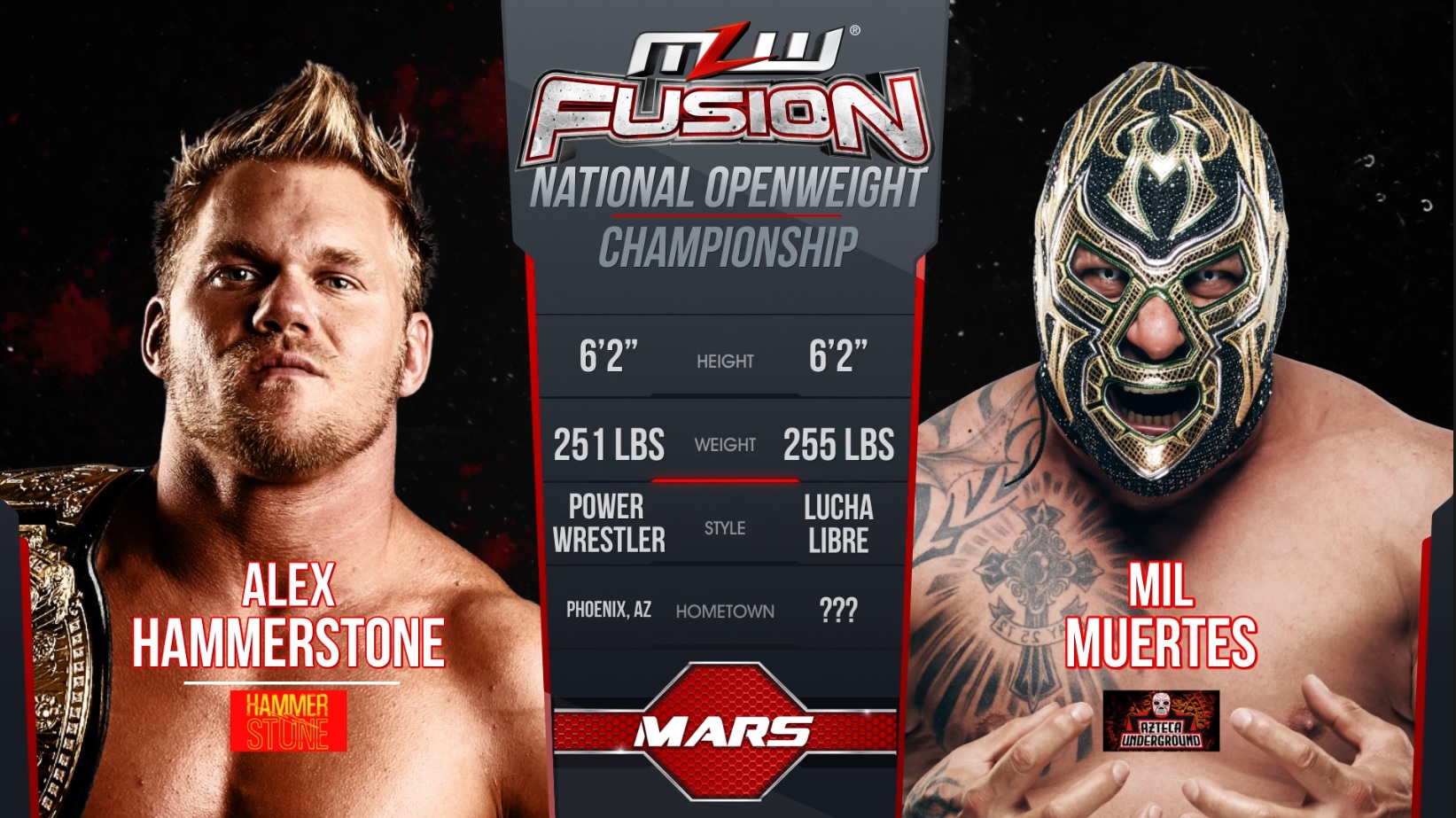 MLW Fusion results: Alex Hammerstone vs. Mil Muertes