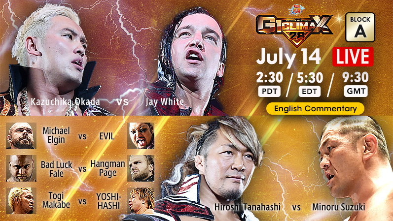 NJPW G1 Climax 28 night one live results: Okada vs. Jay White