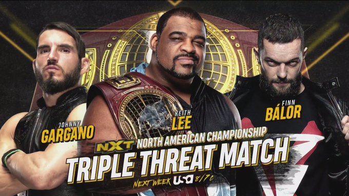 Three matches announced for next week’s NXT