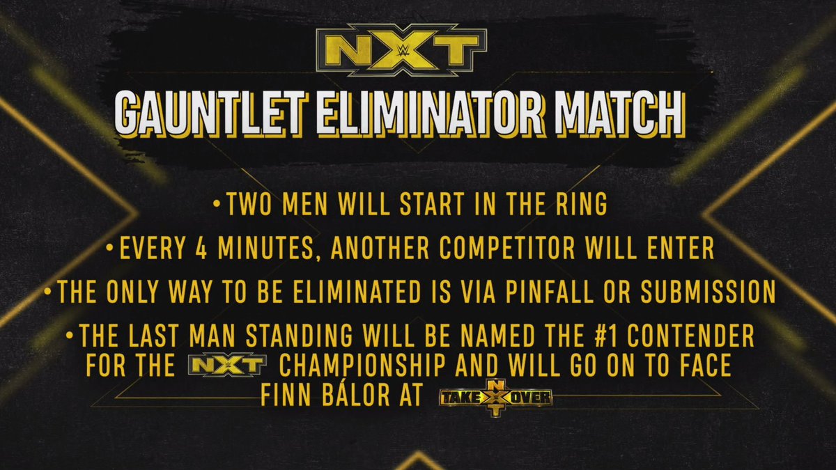 Gauntlet eliminator match to decide Balor’s NXT TakeOver challenger
