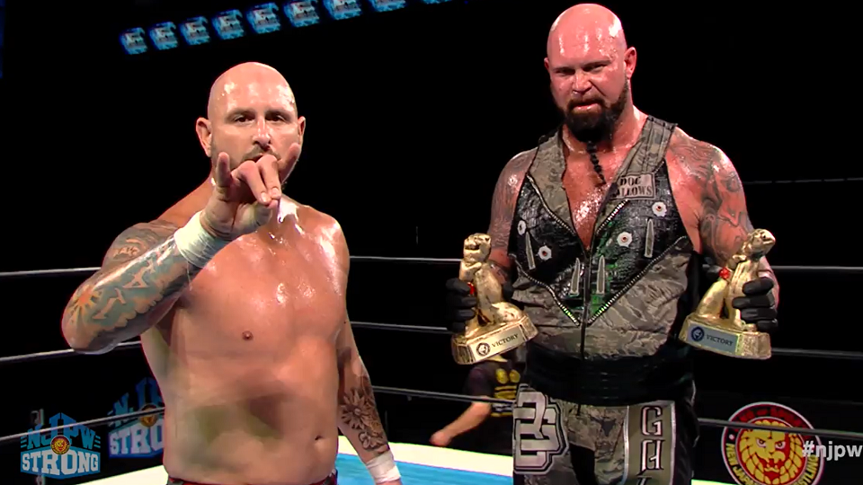 The Good Brothers win NJPW Strong Tag Team Turbulence