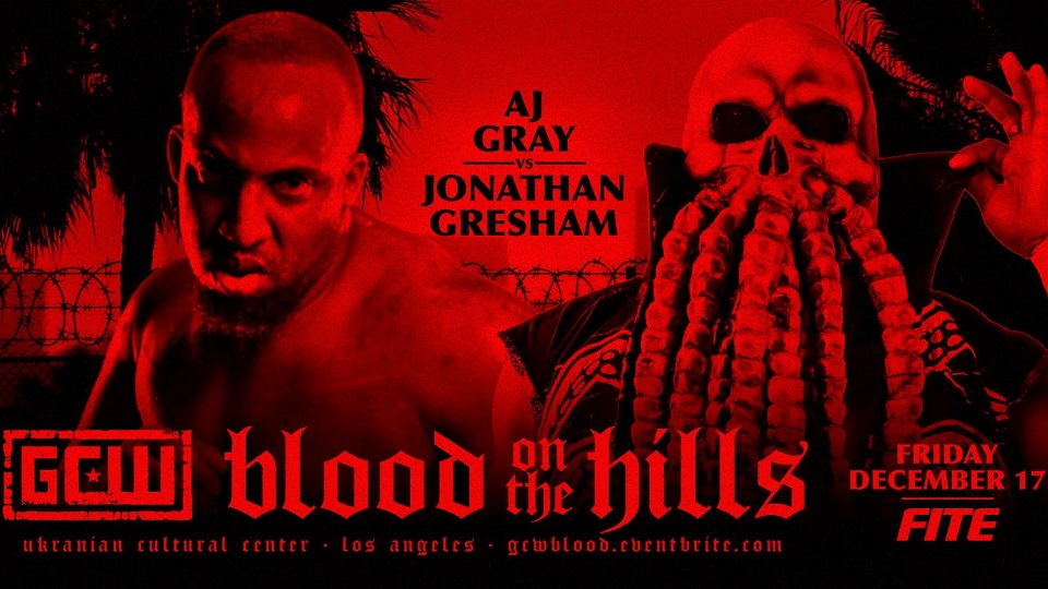 Jonathan Gresham vs. AJ Gray added to GCW Blood on the Hills