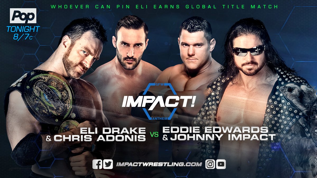 GFW Impact results: Drake & Adonis vs. Johnny Impact & Eddie Edwards