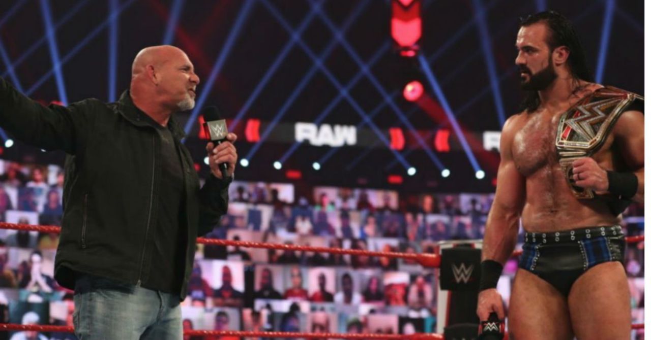 Drew McIntyre vs. Goldberg opening WWE Royal Rumble