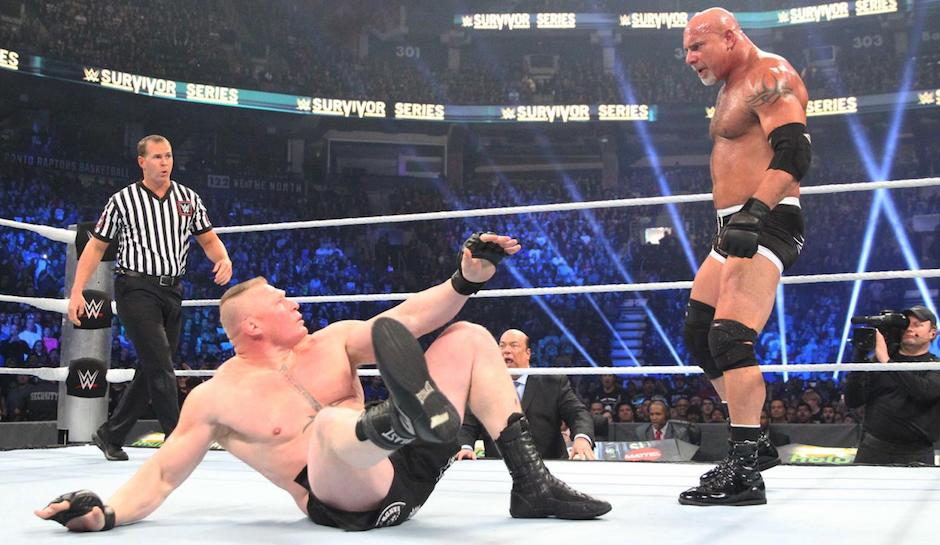 If Goldberg needed to win at Survivor Series, Brock Lesnar didn’t need to lose