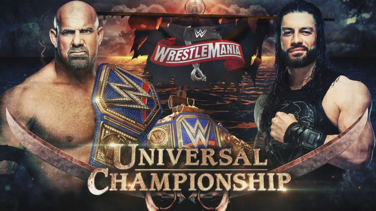 Goldberg vs. Roman Reigns official for WWE WrestleMania 36