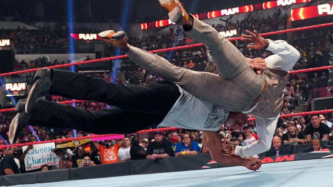 WWE Raw video highlights: Goldberg spears Bobby Lashley