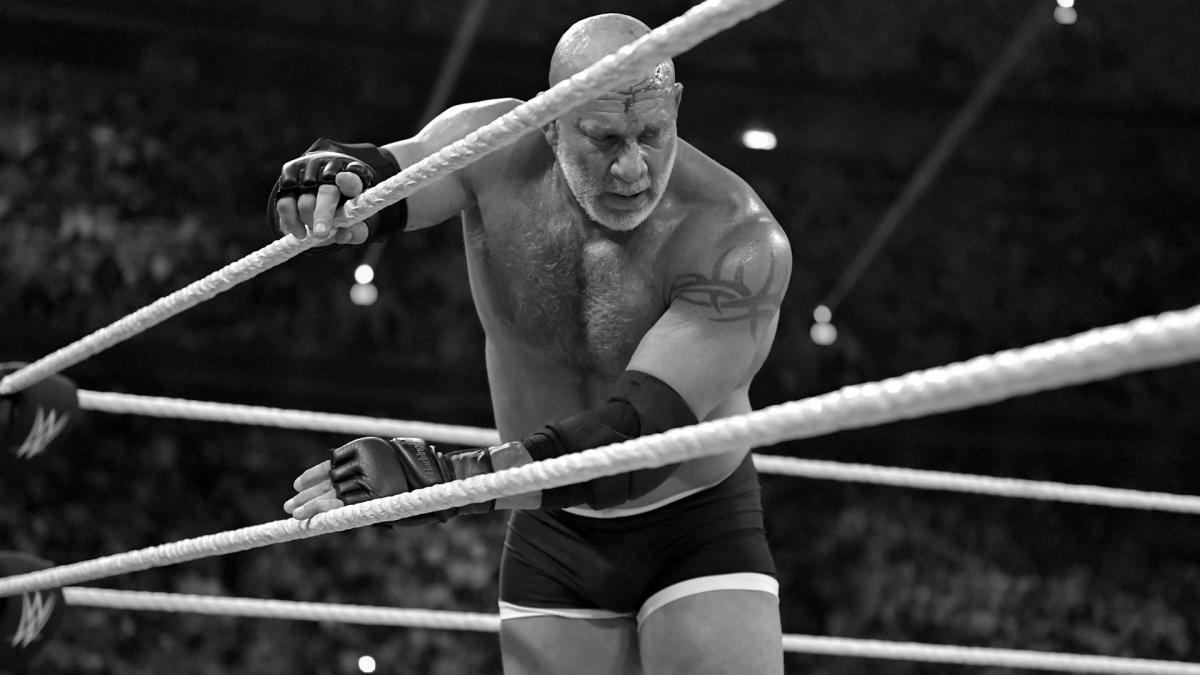 Goldberg says he got knocked out in match at WWE Super ShowDown