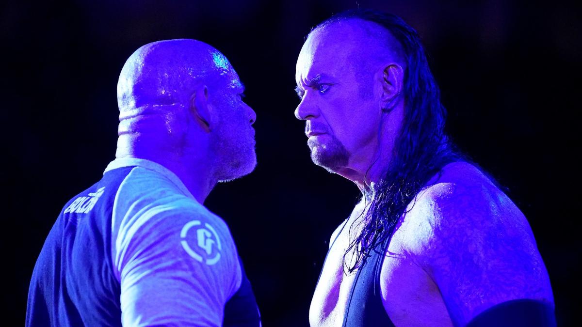 WWE SmackDown video highlights: Goldberg-Undertaker staredown