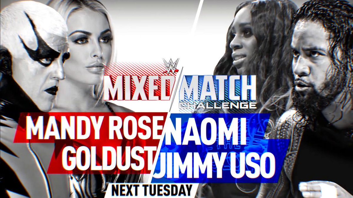 Mandy Rose replacing Alicia Fox in WWE Mixed Match Challenge